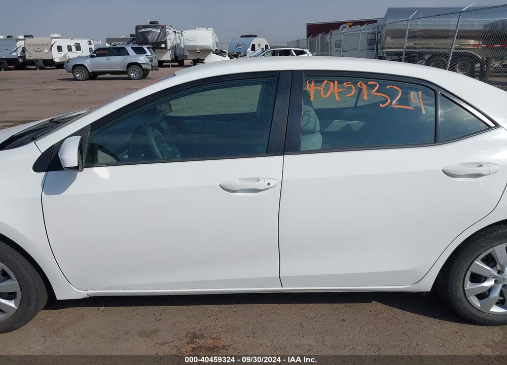 2016 TOYOTA COROLLA VIN: 5YFBURHE9GP499396