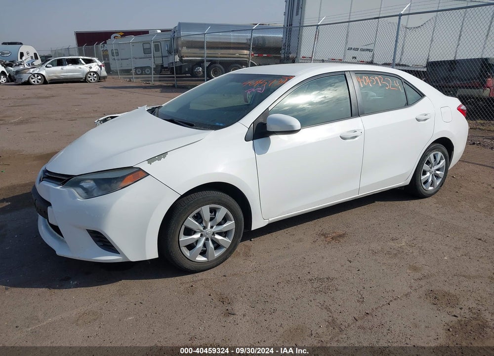 2016 TOYOTA COROLLA VIN: 5YFBURHE9GP499396