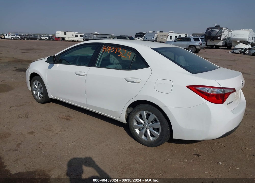 2016 TOYOTA COROLLA VIN: 5YFBURHE9GP499396