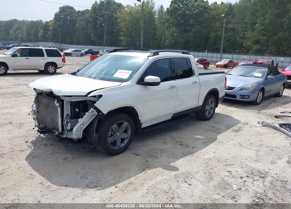 2021 HONDA RIDGELINE RTL-E VIN: 5FPYK3F75MB004949