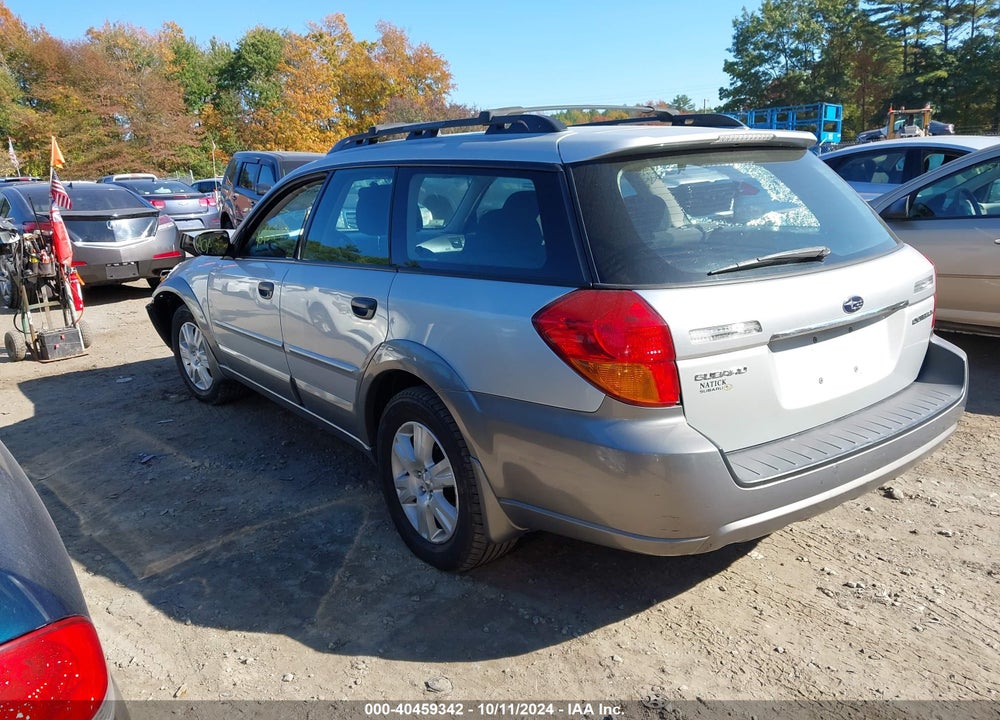 2005 SUBARU OUTBACK 2.5I VIN: 4S4BP61C357313991