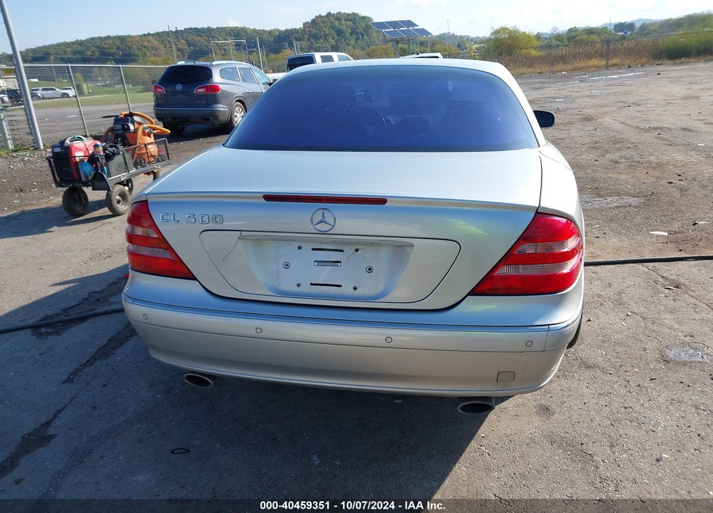 2001 MERCEDES-BENZ CL 500 VIN: WDBPJ75J41A011096