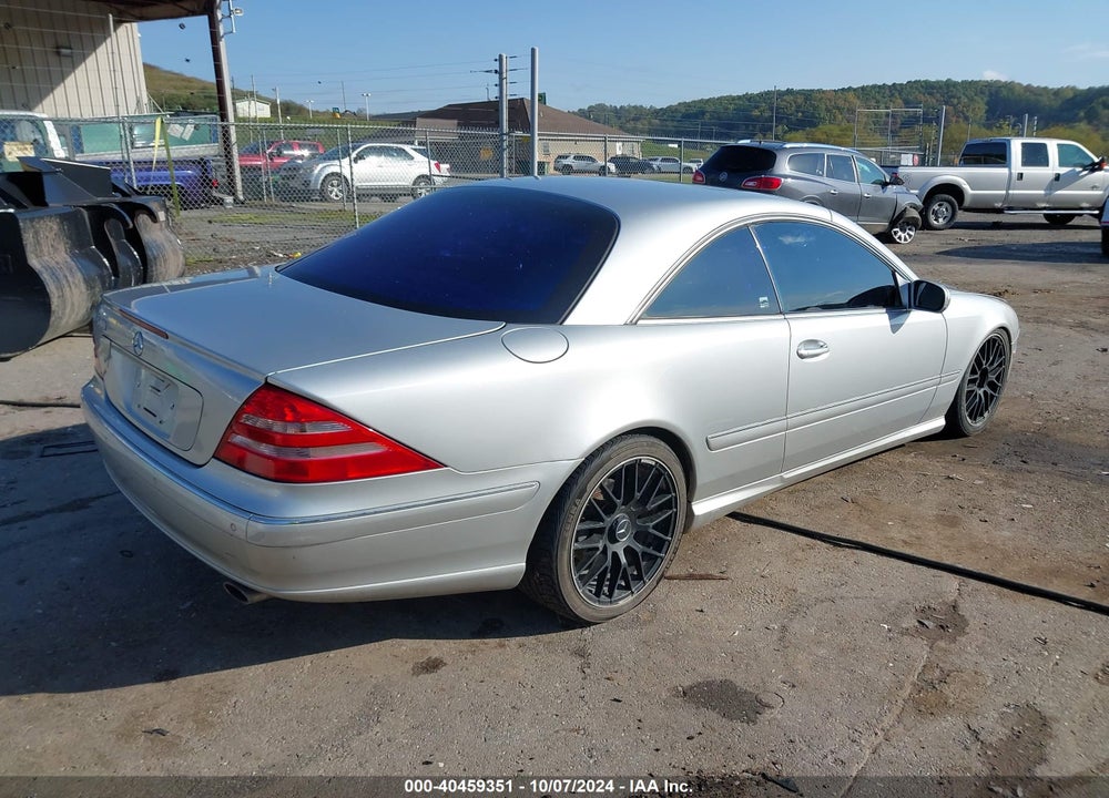 2001 MERCEDES-BENZ CL 500 VIN: WDBPJ75J41A011096