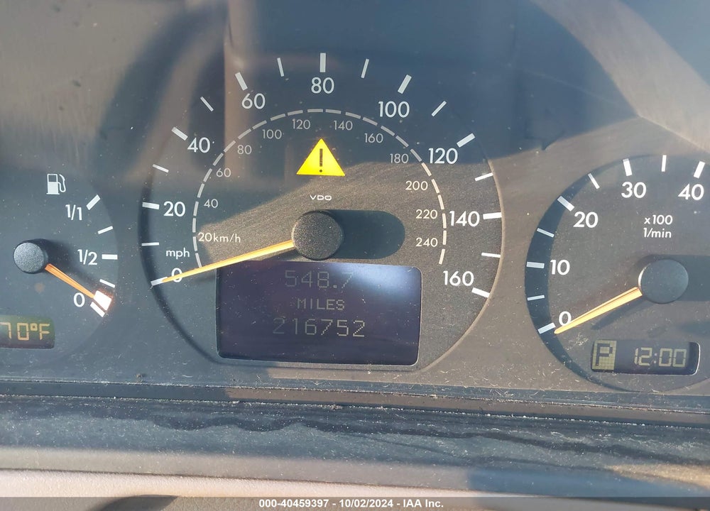 2002 MERCEDES-BENZ E 320 SPECIAL EDITION VIN: WDBJF65J02B465276
