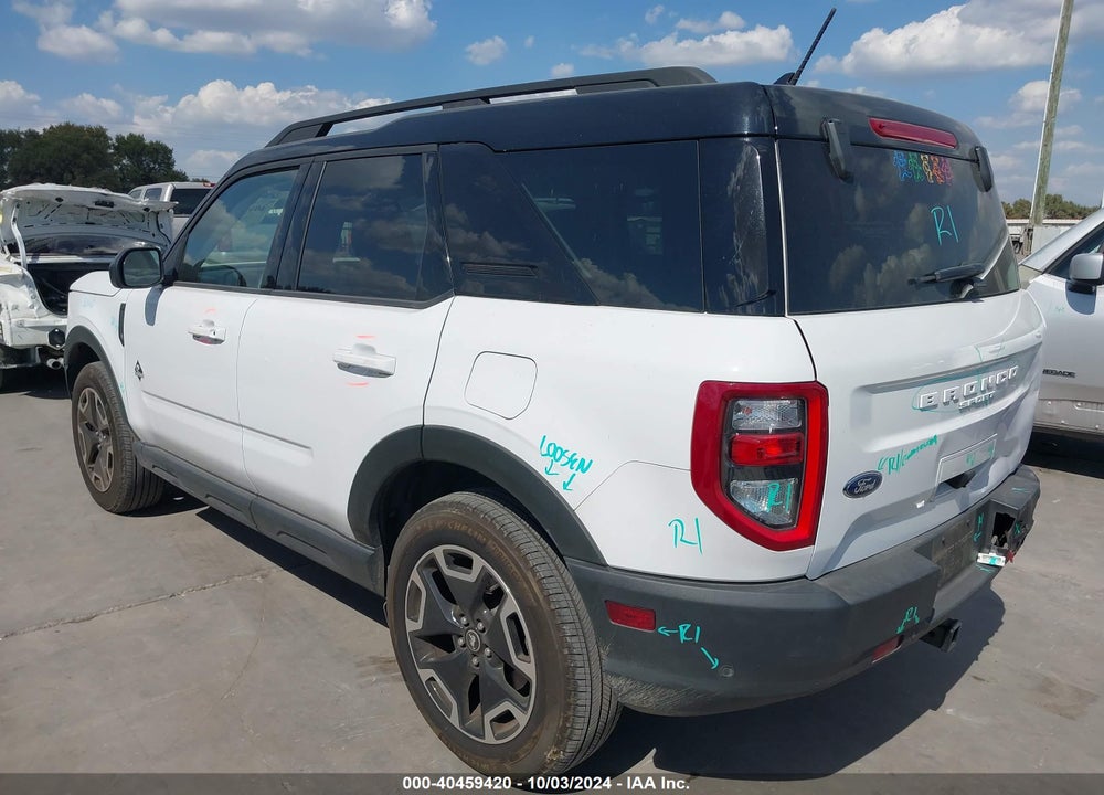 2021 FORD BRONCO SPORT OUTER BANKS VIN: 3FMCR9C64MRB09909