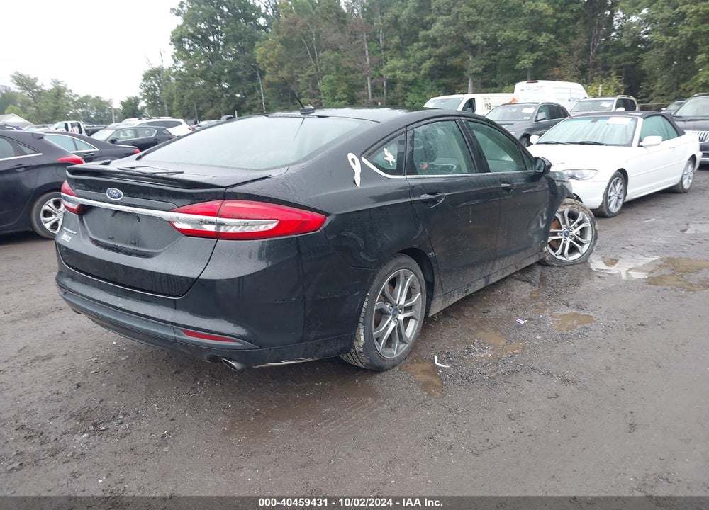 2017 FORD FUSION S VIN: 3FA6P0G74HR393494