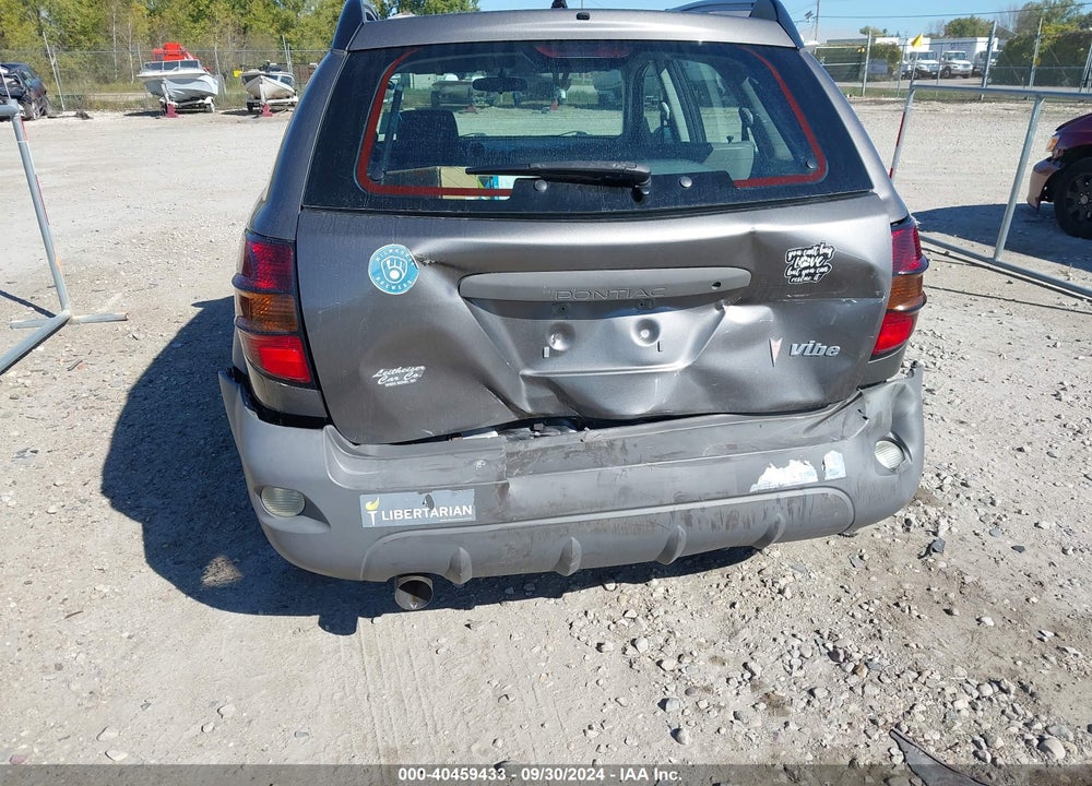2008 PONTIAC VIBE VIN: 5Y2SL65818Z418415