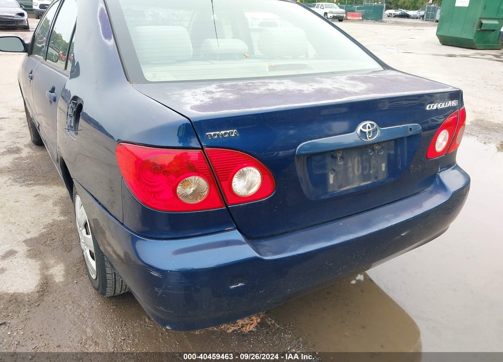 2008 TOYOTA COROLLA CE VIN: 2T1BR32E98C858769