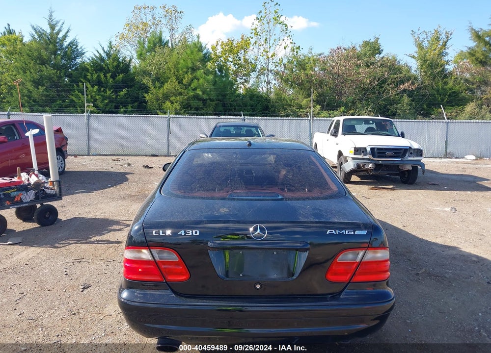 2001 MERCEDES-BENZ CLK 430 VIN: WDBLJ70G51F175132