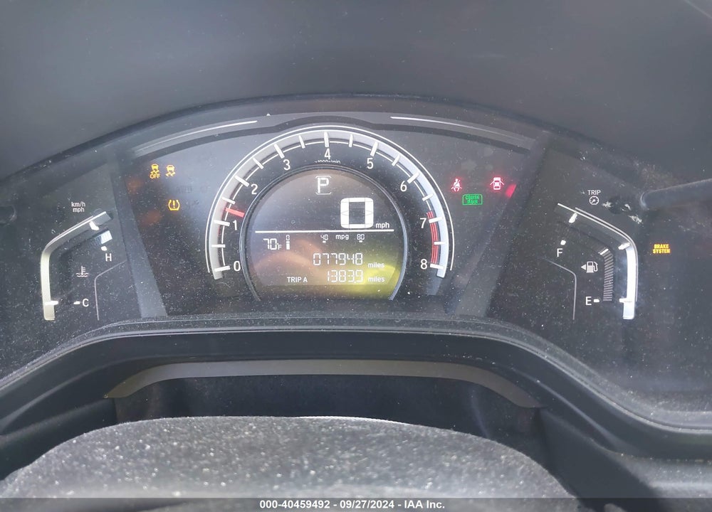 2017 HONDA CR-V LX VIN: 5J6RW6H30HL000964
