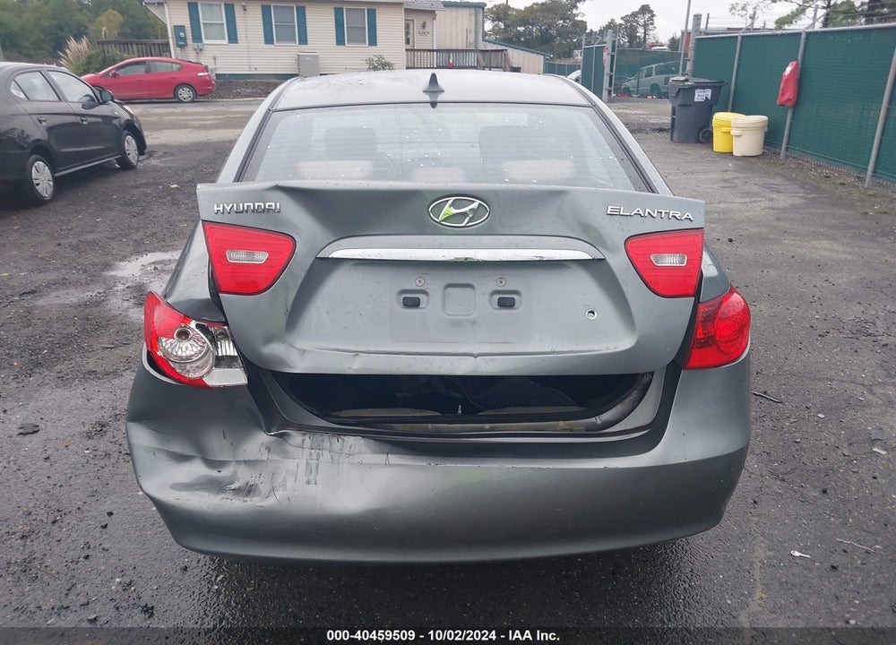 2009 HYUNDAI ELANTRA SE VIN: KMHDU46D29U814398