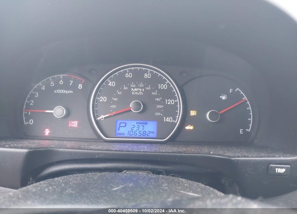 2009 HYUNDAI ELANTRA SE VIN: KMHDU46D29U814398