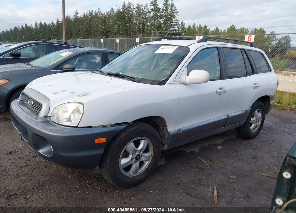 2006 HYUNDAI SANTA FE GLS VIN: KM8SC13D96U103094