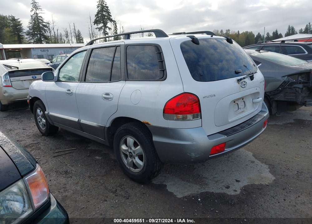 2006 HYUNDAI SANTA FE GLS VIN: KM8SC13D96U103094
