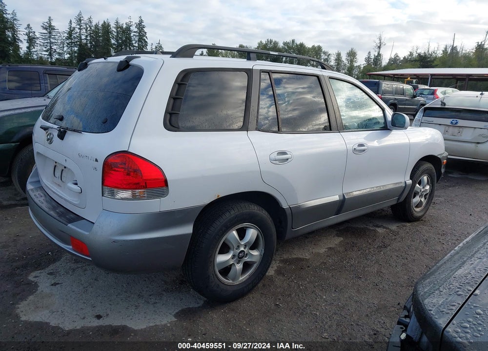 2006 HYUNDAI SANTA FE GLS VIN: KM8SC13D96U103094