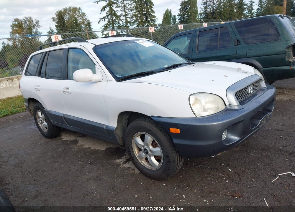 2006 HYUNDAI SANTA FE GLS VIN: KM8SC13D96U103094