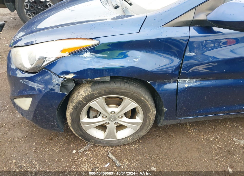 2013 HYUNDAI ELANTRA GS VIN: KMHDH6AE5DU016860