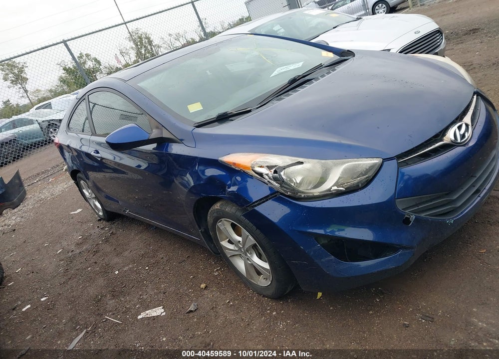 2013 HYUNDAI ELANTRA GS VIN: KMHDH6AE5DU016860