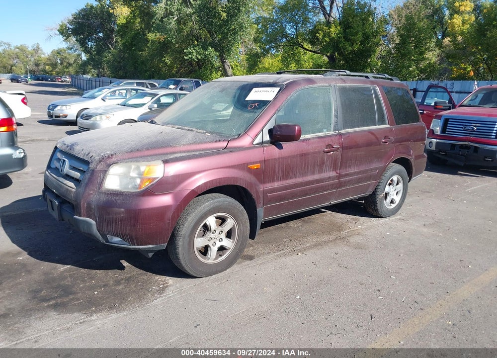 2007 HONDA PILOT EX-L VIN: 2HKYF18627H522481