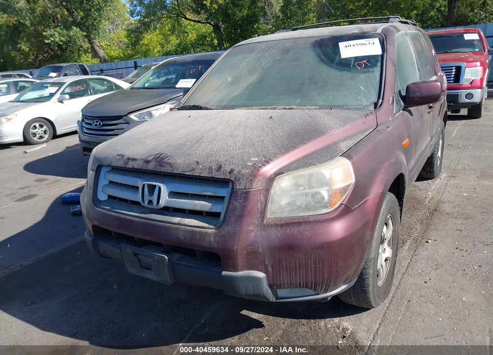 2007 HONDA PILOT EX-L VIN: 2HKYF18627H522481