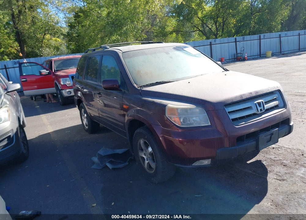 2007 HONDA PILOT EX-L VIN: 2HKYF18627H522481