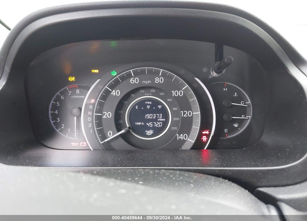 2012 HONDA CR-V LX VIN: 5J6RM4H38CL059473