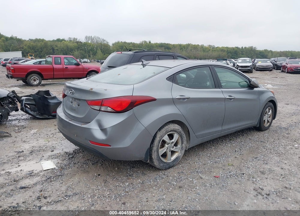 2014 HYUNDAI ELANTRA SE VIN: KMHDH4AE0EU215868