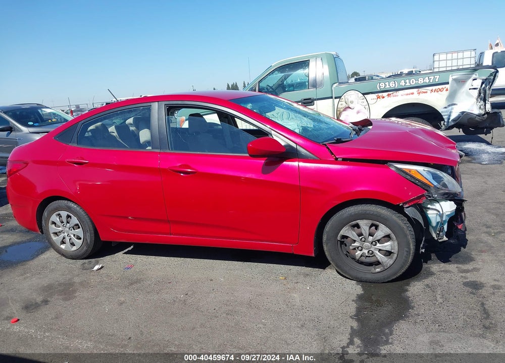 2015 HYUNDAI ACCENT GLS VIN: KMHCT4AE5FU907846