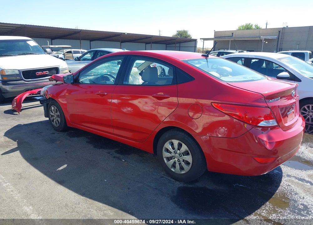 2015 HYUNDAI ACCENT GLS VIN: KMHCT4AE5FU907846