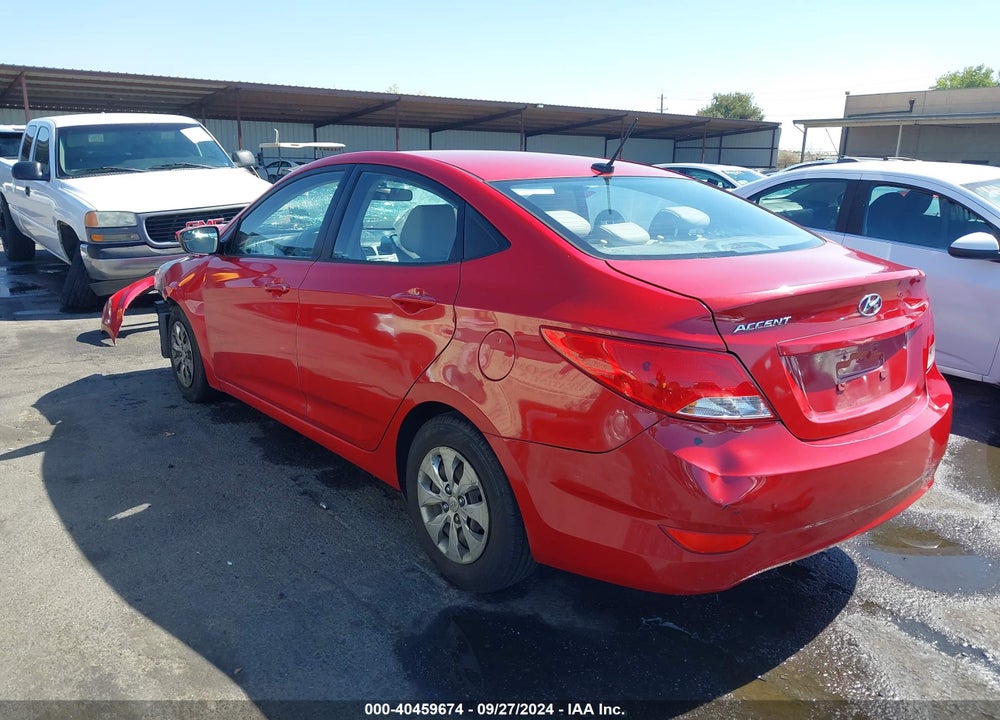2015 HYUNDAI ACCENT GLS VIN: KMHCT4AE5FU907846