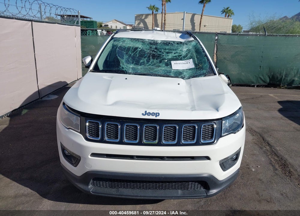 2021 JEEP COMPASS LATITUDE FWD VIN: 3C4NJCBB3MT509527