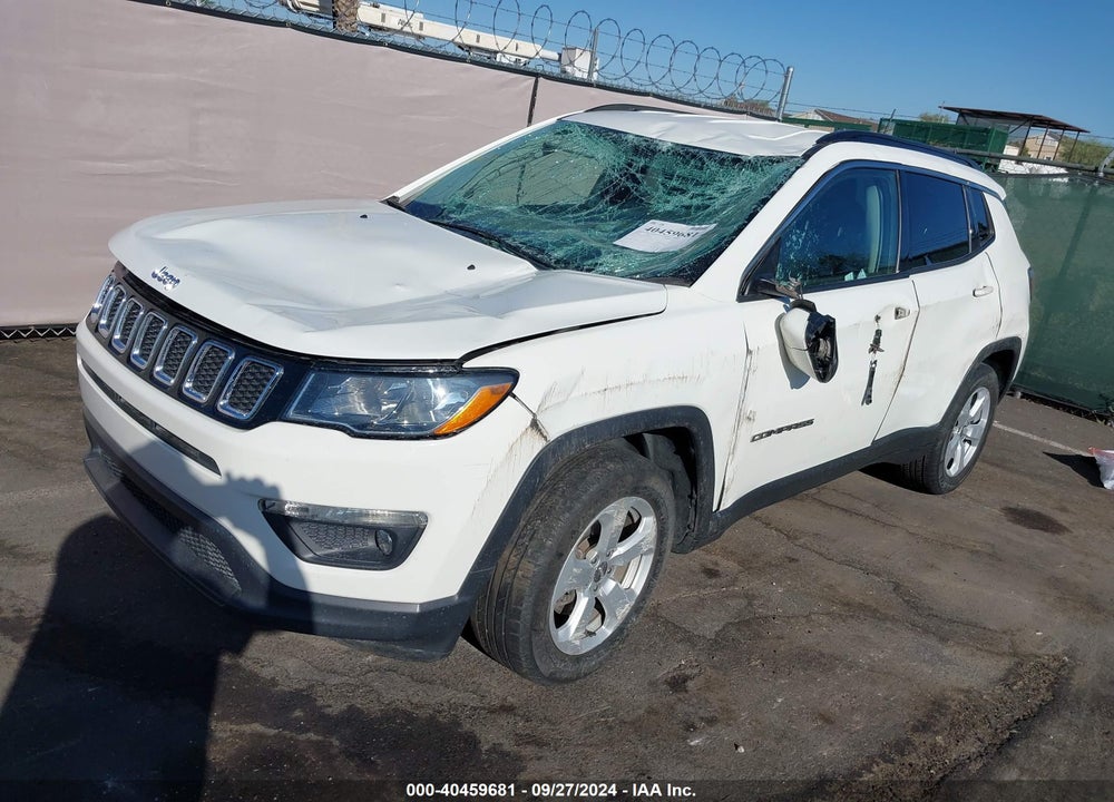 2021 JEEP COMPASS LATITUDE FWD VIN: 3C4NJCBB3MT509527