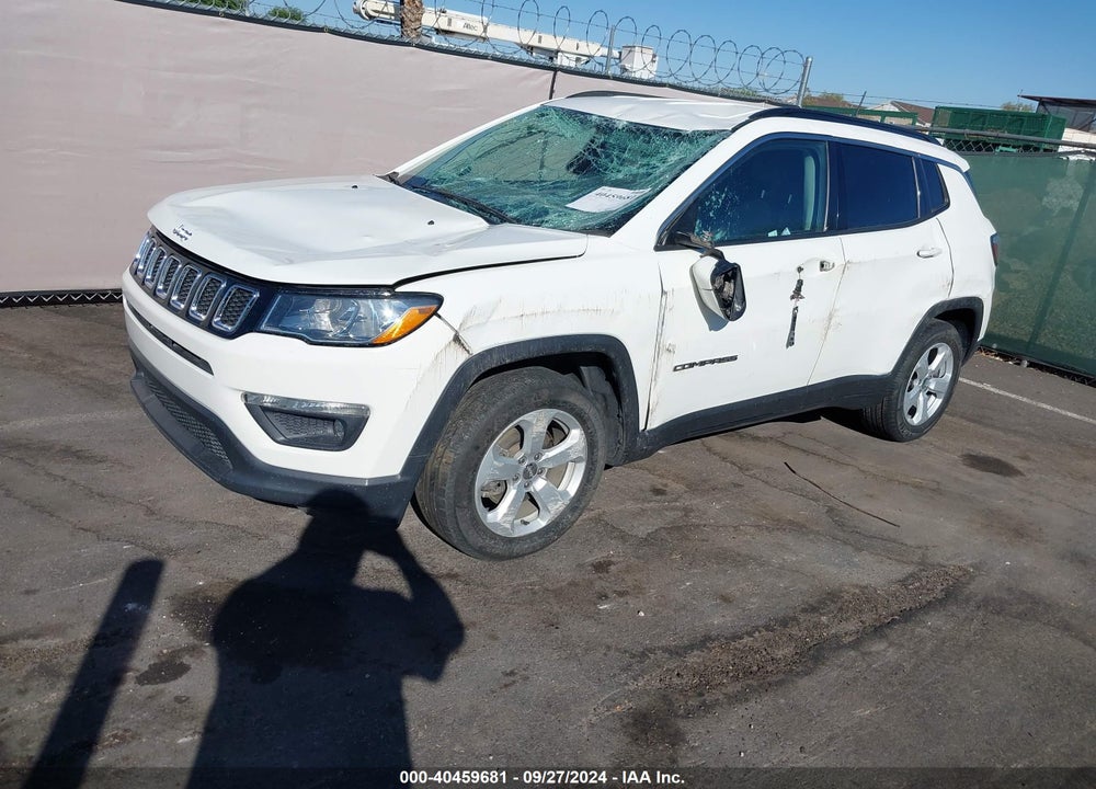 2021 JEEP COMPASS LATITUDE FWD VIN: 3C4NJCBB3MT509527