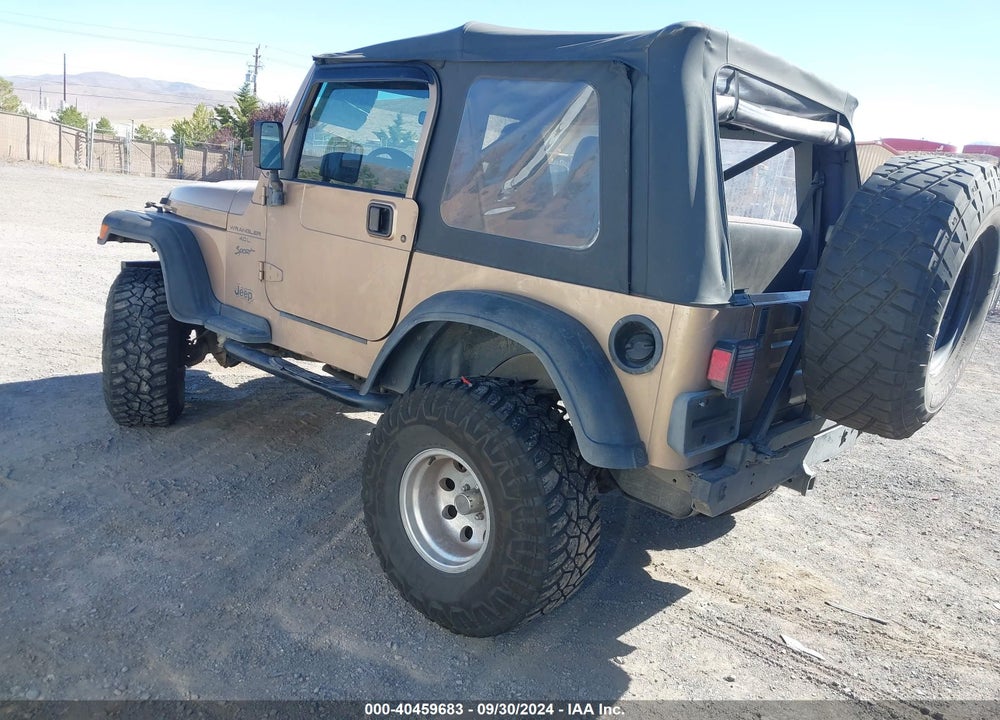 1999 JEEP WRANGLER SPORT VIN: 1J4FY19S5XP447058