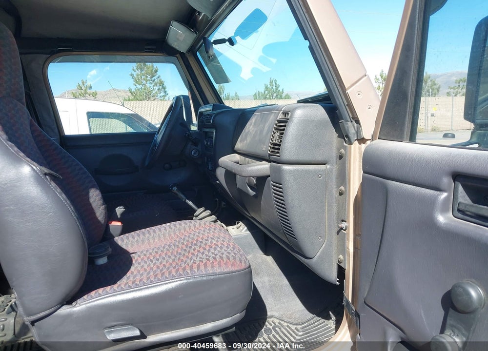 1999 JEEP WRANGLER SPORT VIN: 1J4FY19S5XP447058