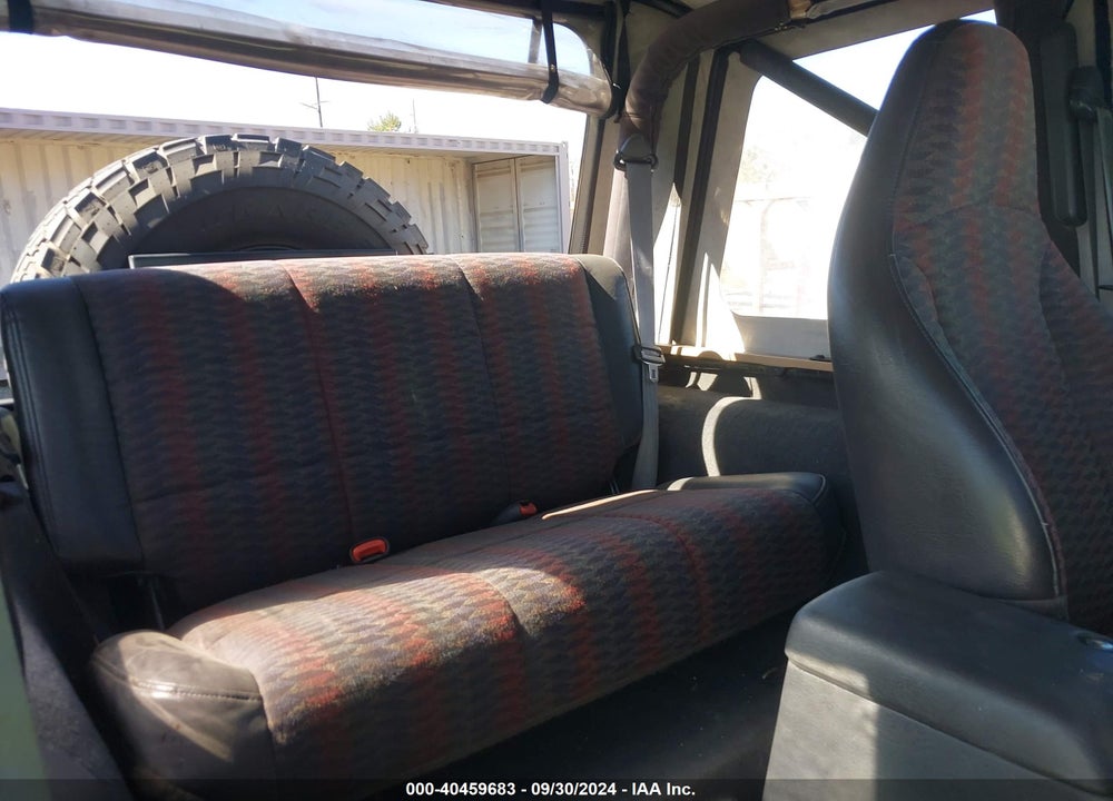 1999 JEEP WRANGLER SPORT VIN: 1J4FY19S5XP447058