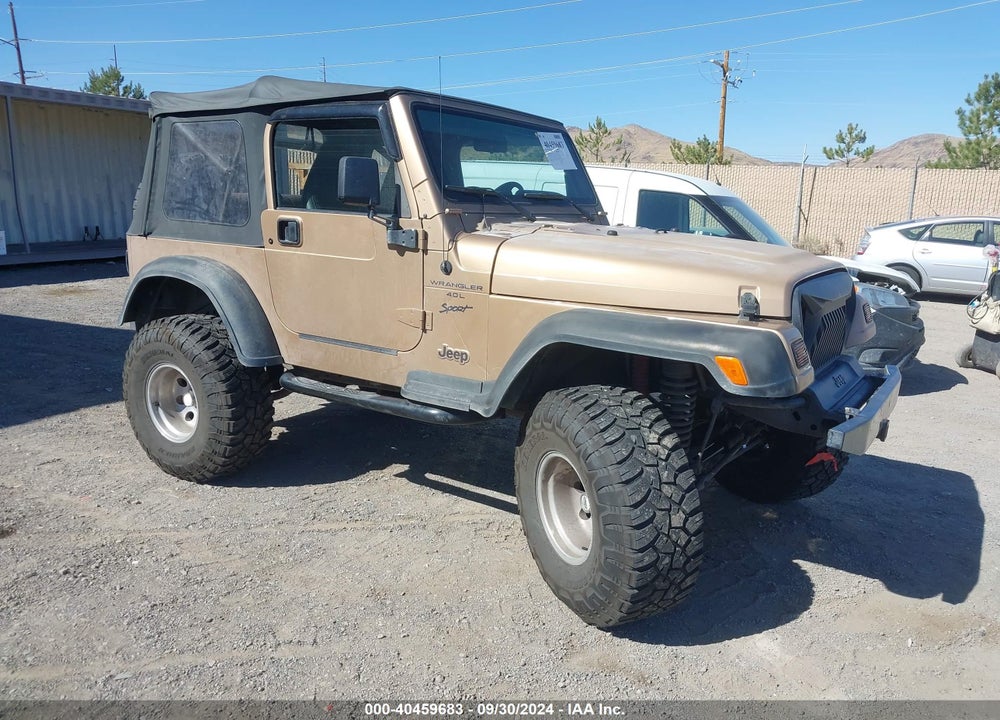 1999 JEEP WRANGLER SPORT VIN: 1J4FY19S5XP447058