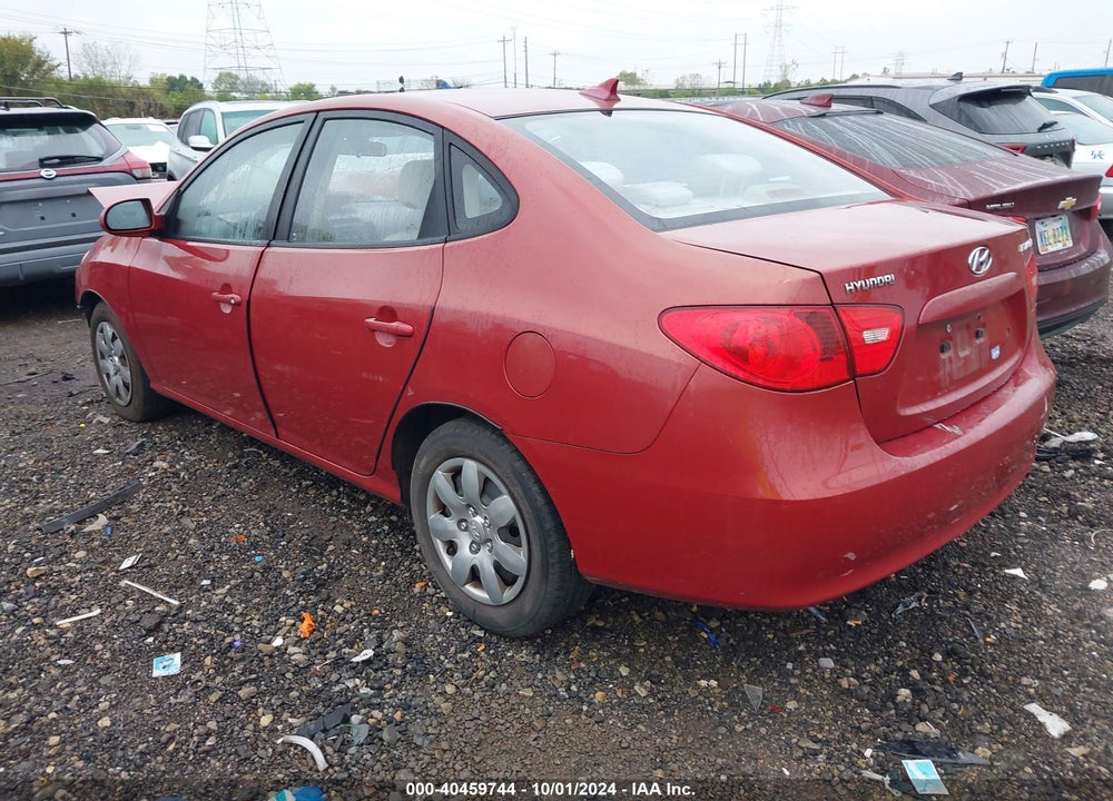 2009 HYUNDAI ELANTRA GLS VIN: KMHDU46D19U673727