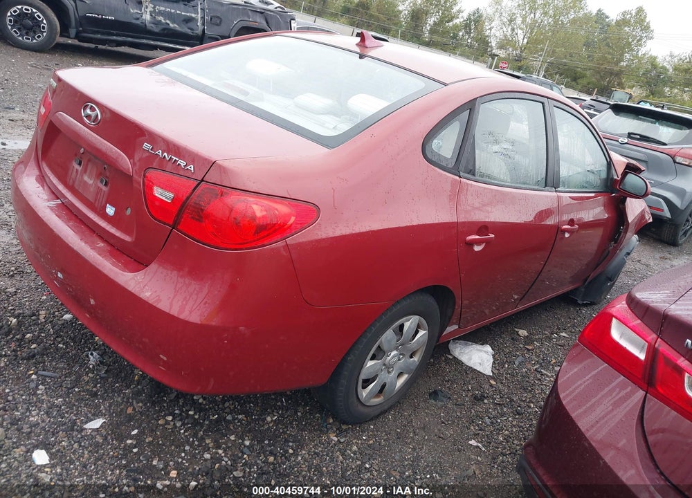 2009 HYUNDAI ELANTRA GLS VIN: KMHDU46D19U673727