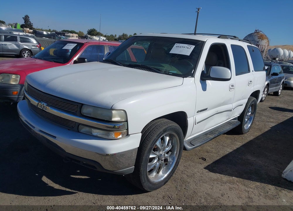 2001 CHEVROLET TAHOE LT VIN: 1GNEC13TX1R157032