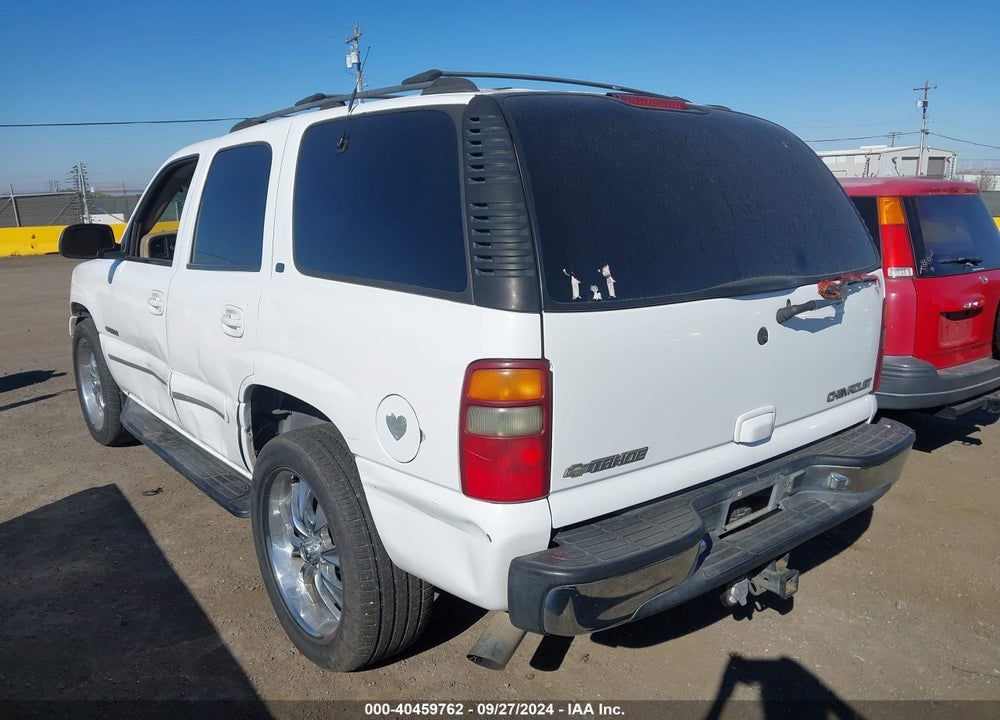 2001 CHEVROLET TAHOE LT VIN: 1GNEC13TX1R157032
