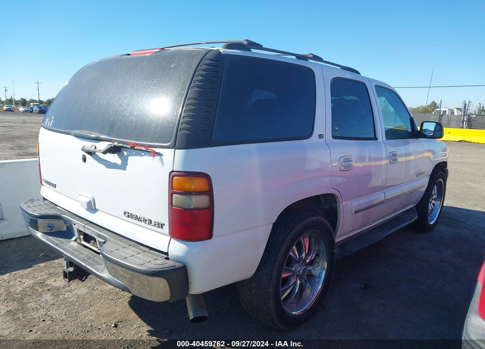 2001 CHEVROLET TAHOE LT VIN: 1GNEC13TX1R157032