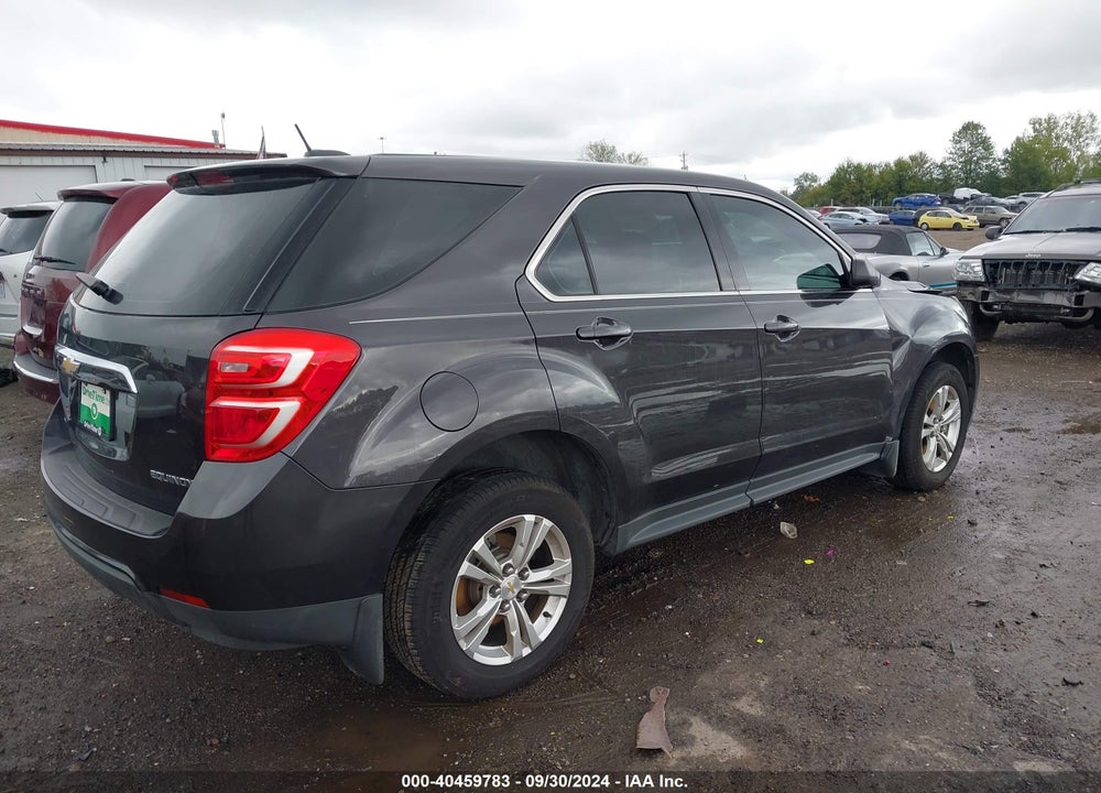 2016 CHEVROLET EQUINOX LS VIN: 2GNFLEEK6G6249954
