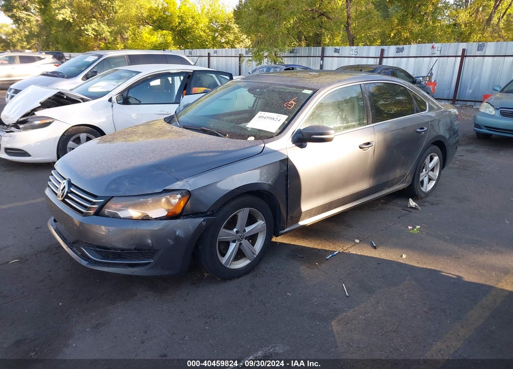 2012 VOLKSWAGEN PASSAT 2.5L SE VIN: 1VWBH7A30CC109903