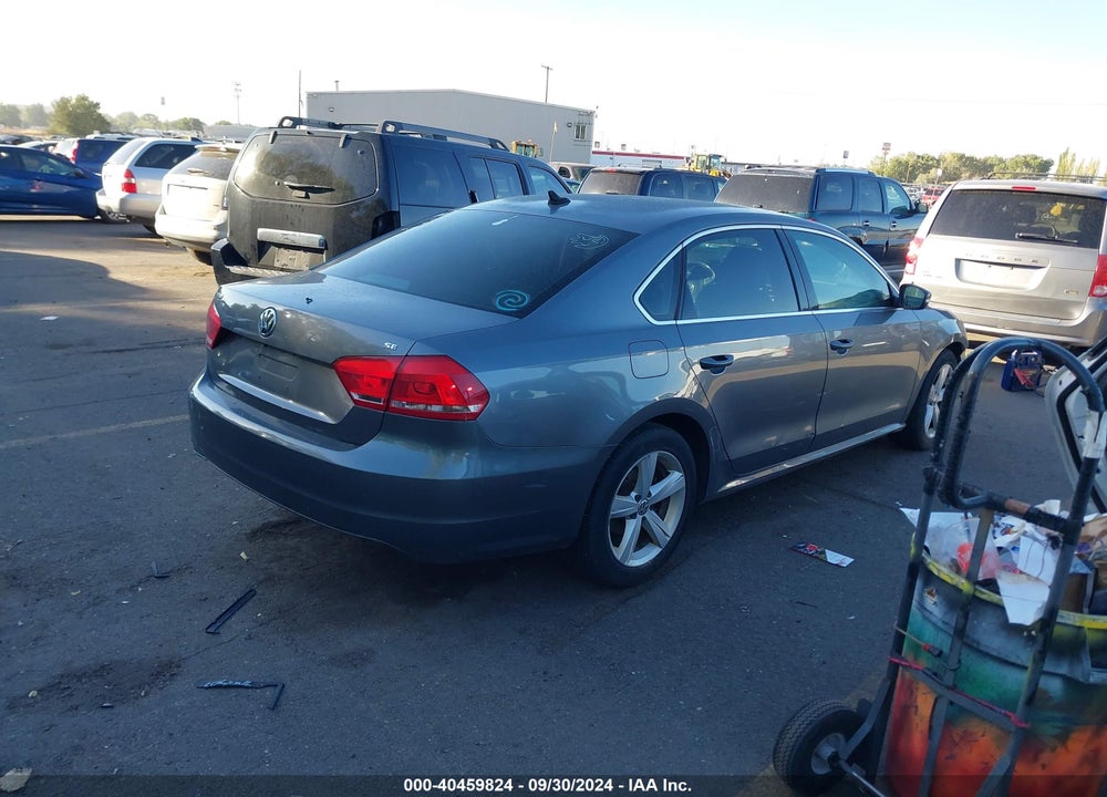 2012 VOLKSWAGEN PASSAT 2.5L SE VIN: 1VWBH7A30CC109903