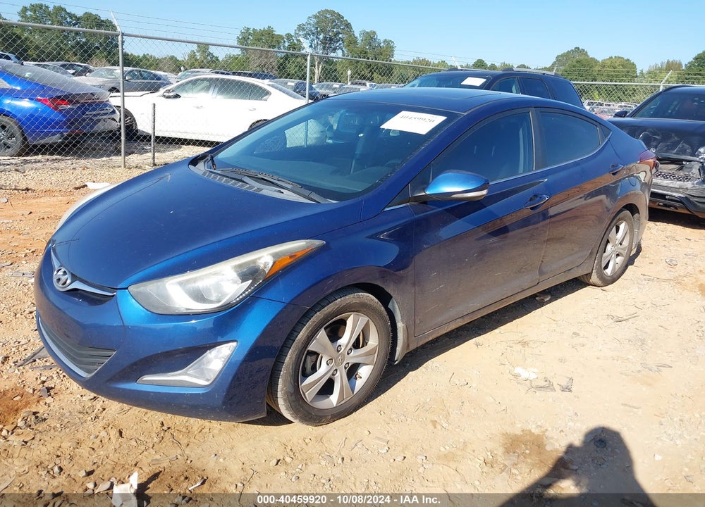2016 HYUNDAI ELANTRA VALUE EDITION VIN: 5NPDH4AE2GH754722