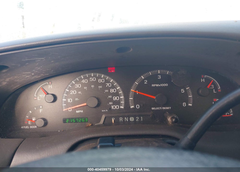 2000 FORD F-150 XL/XLT VIN: 2FTZX0721YCA49626
