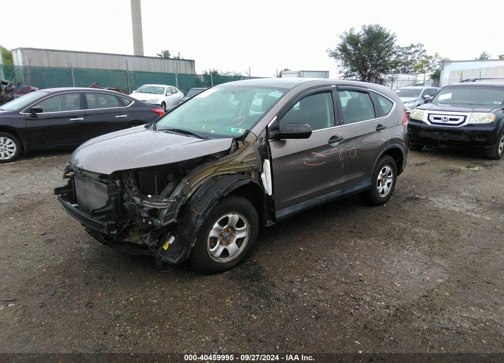 2012 HONDA CR-V LX VIN: 5J6RM4H31CL081203