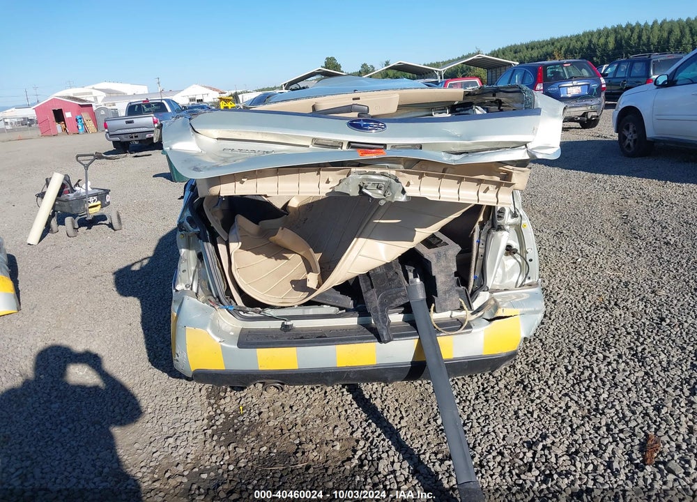 2006 SUBARU FORESTER VIN: JF1SG63626G708599