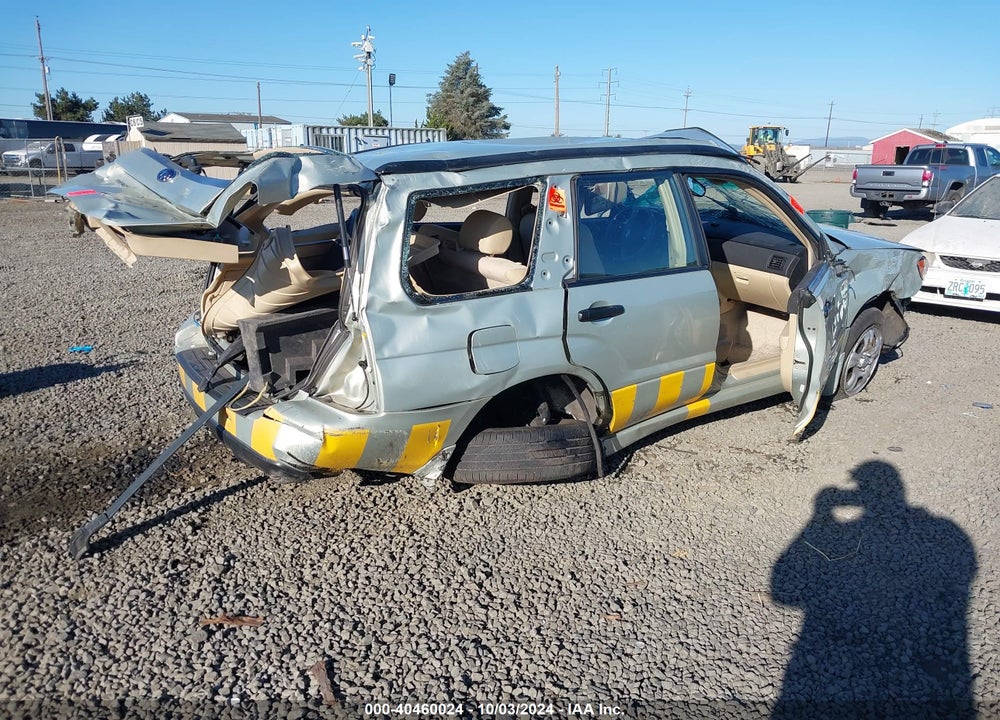 2006 SUBARU FORESTER VIN: JF1SG63626G708599